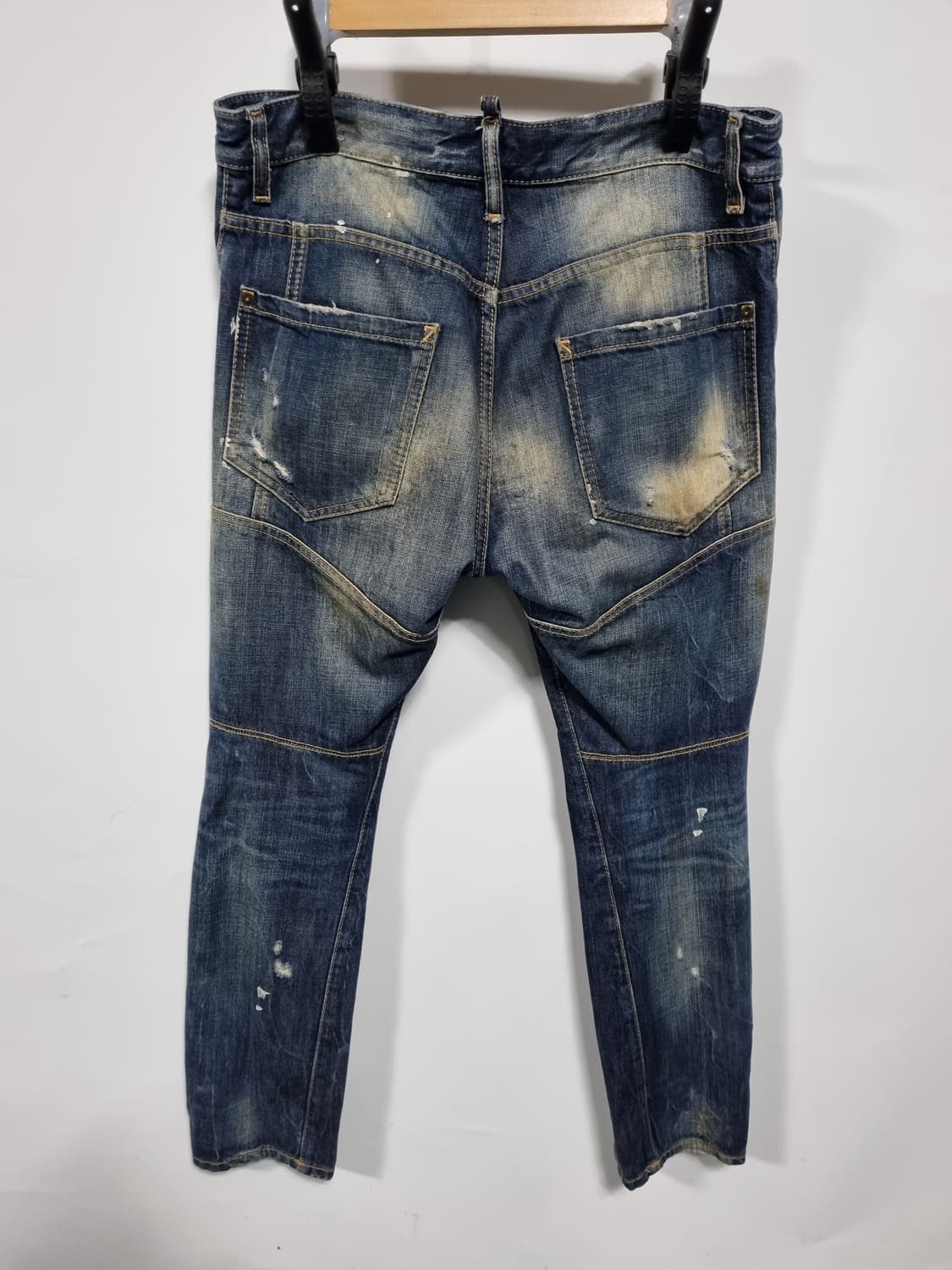 디스퀘어드2 워시드 덧뎀 청바지 (30-32인치) 상품이미지2