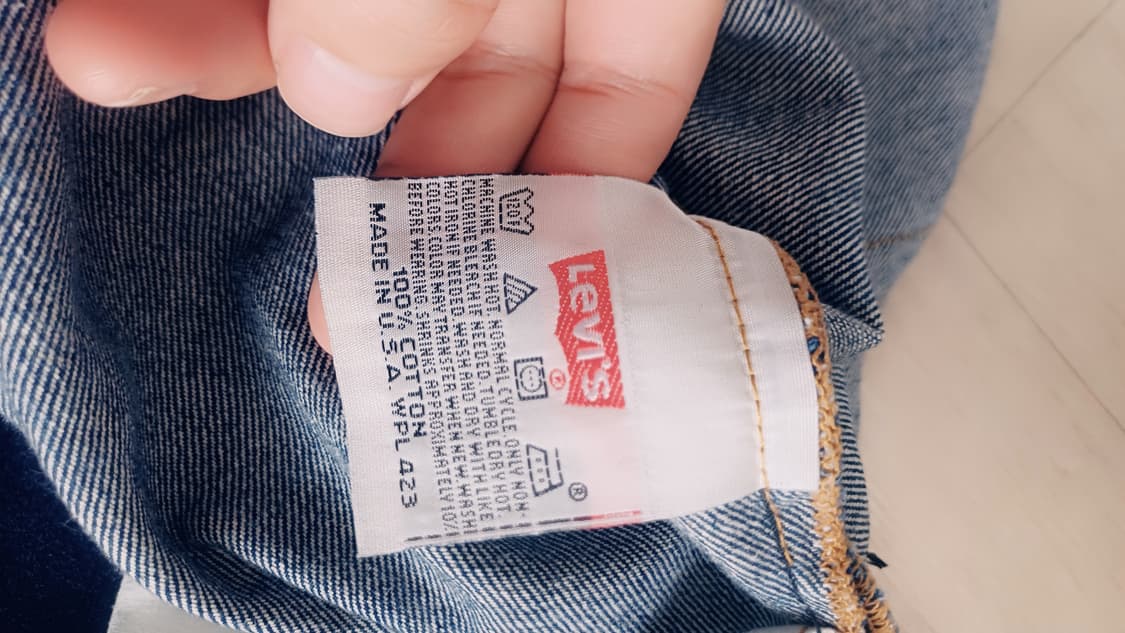 90s 리바이스 미제 501 usa levis 32 진청 상품이미지3