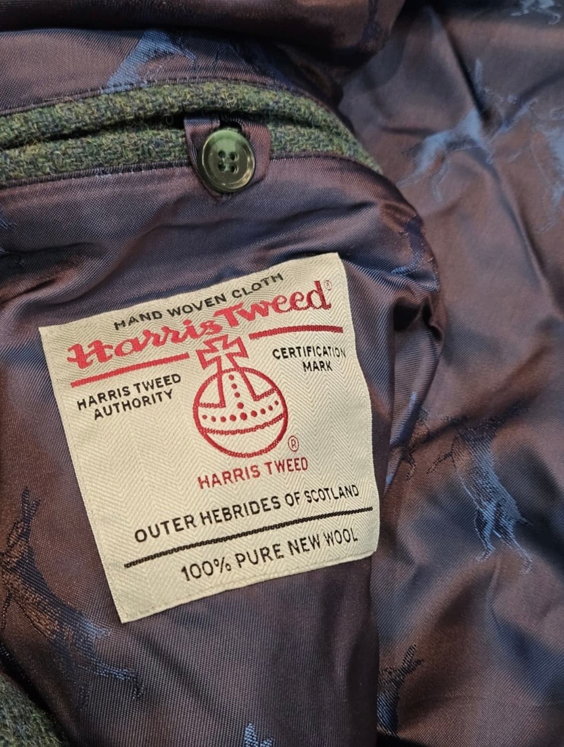 헤리스 트위드 피터 크리스찬 울 자켓 상품이미지6