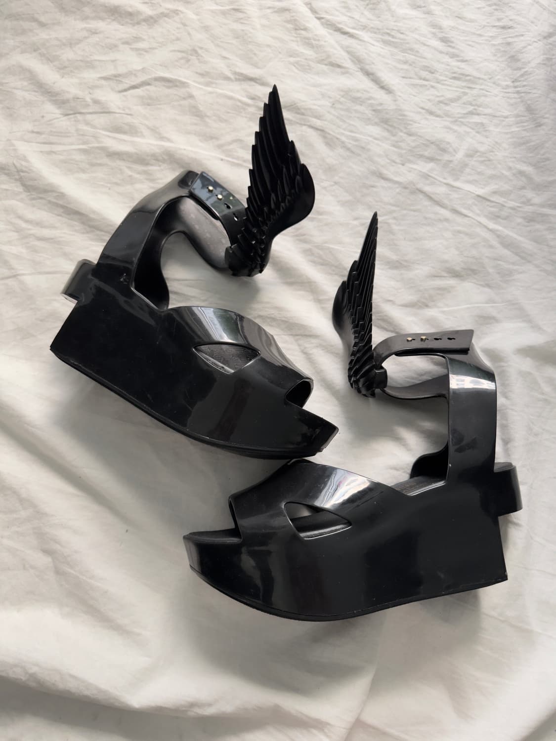 비비안웨스트우드 멜리사 데빌윙 플랫폼 앵클스트랩 샌들 상품이미지1