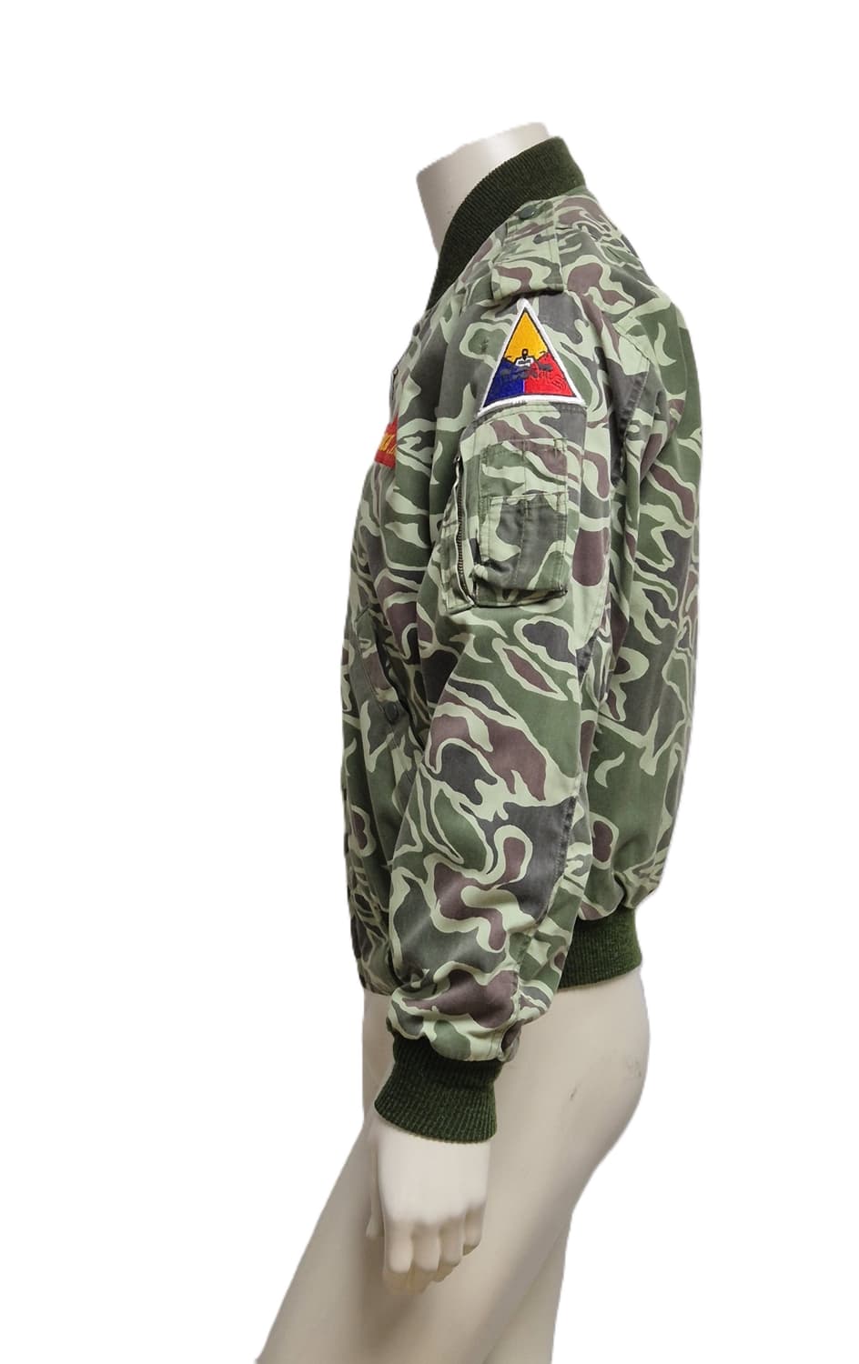 육군 구형 충정무늬 기갑교 전차병 잠바 점퍼 자켓 전투복 (M) 상품이미지2