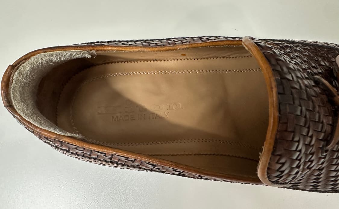 키톤 브라운 송아지 가죽 옥스포드 브로그 슈즈 구두 상품이미지4