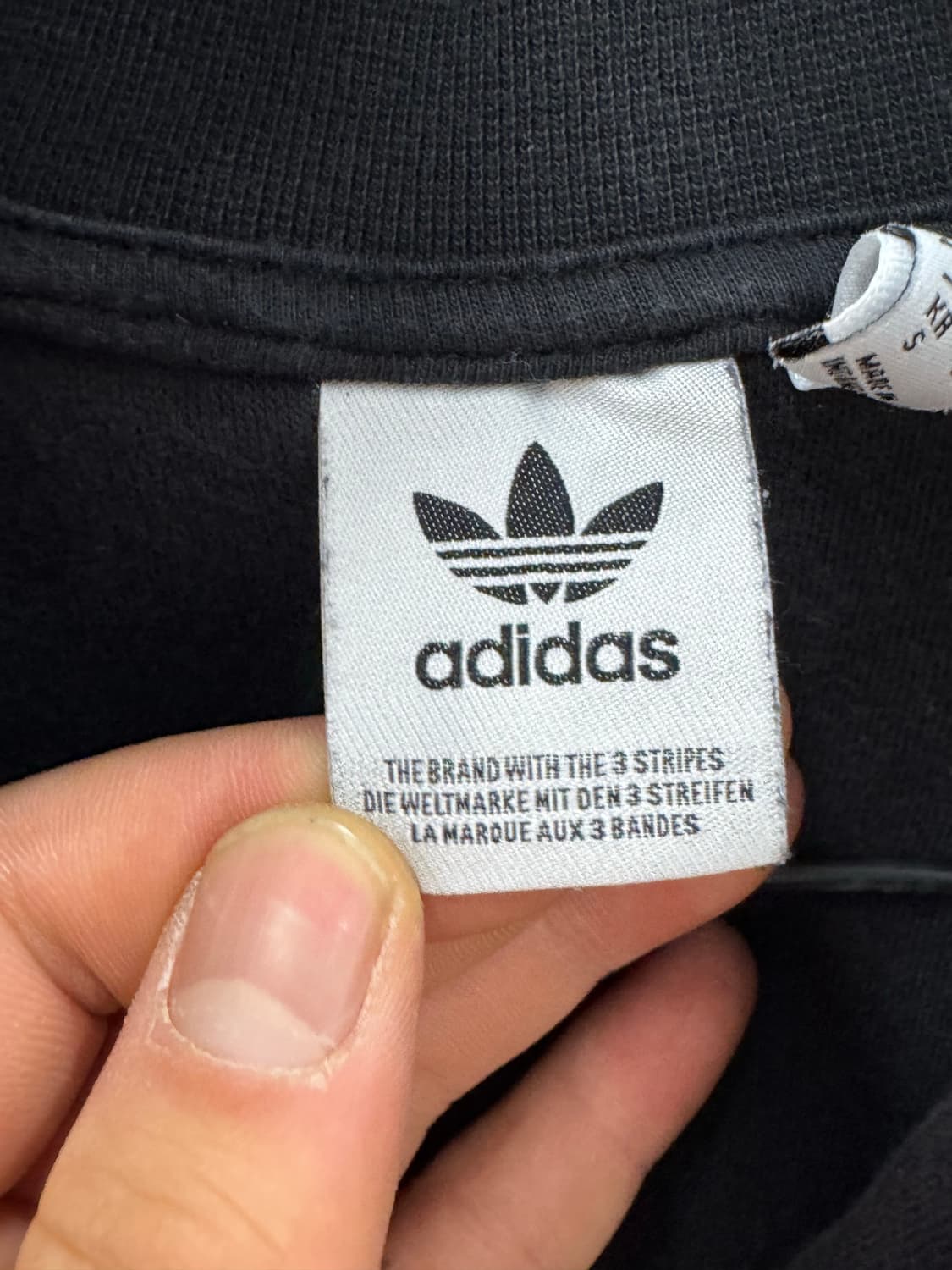 아디다스 블랙 하프집업 플리스 S 상품이미지4