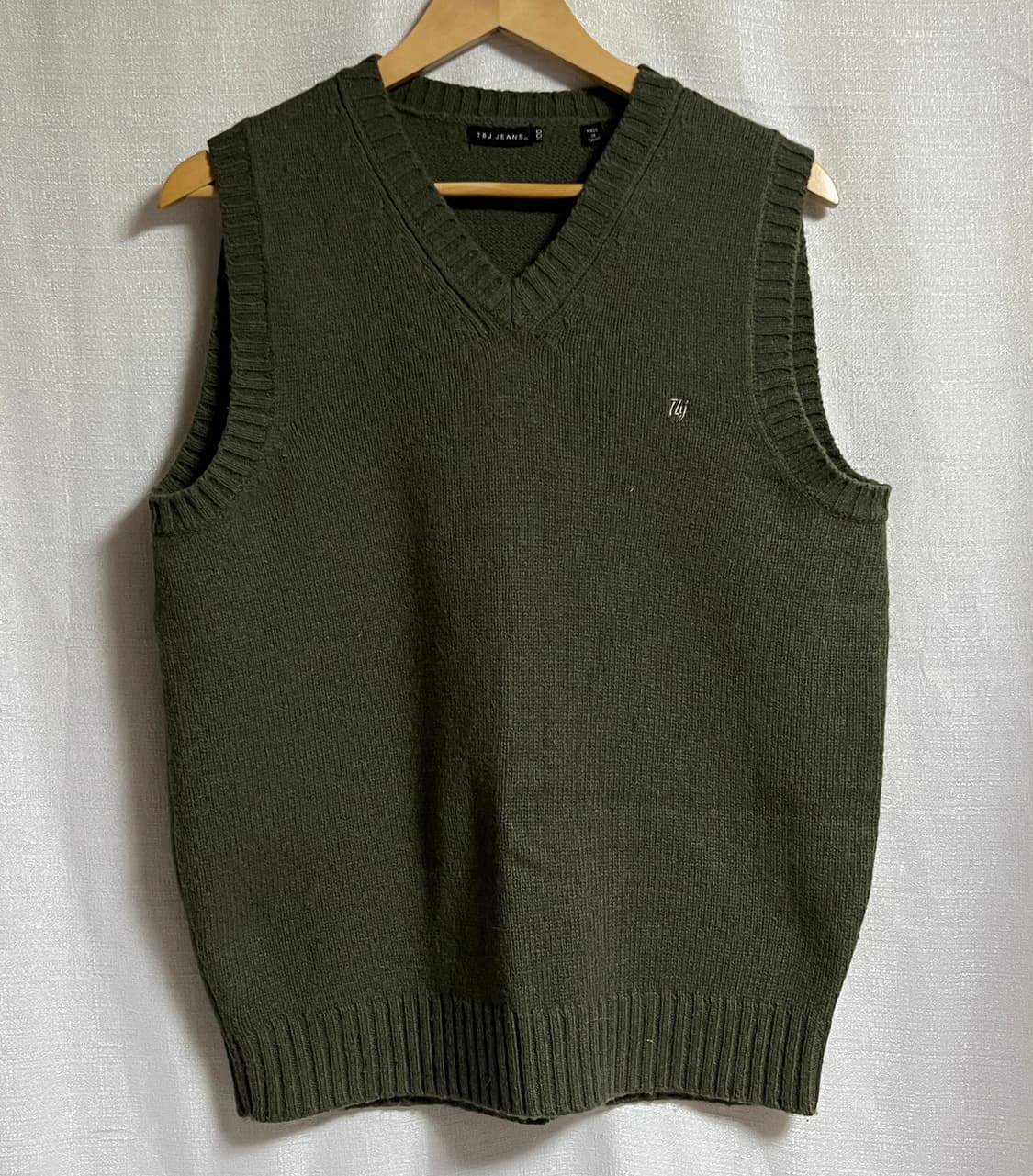 공용 TBJ 모 브이넥 니트 베스트 스웨터 폴로 100 상품이미지1