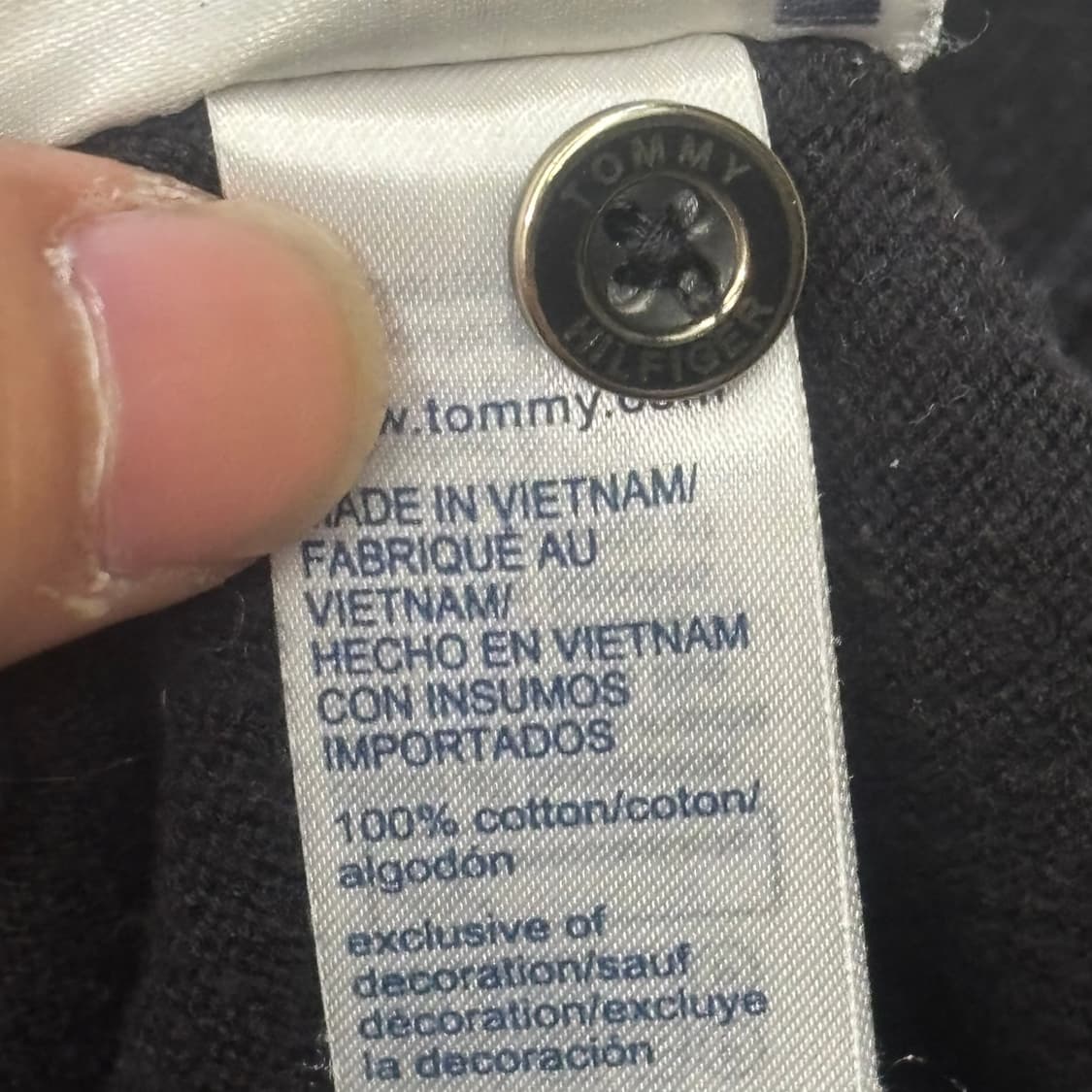 M 타미힐피거 여성용 블랙 가디건 상품이미지5