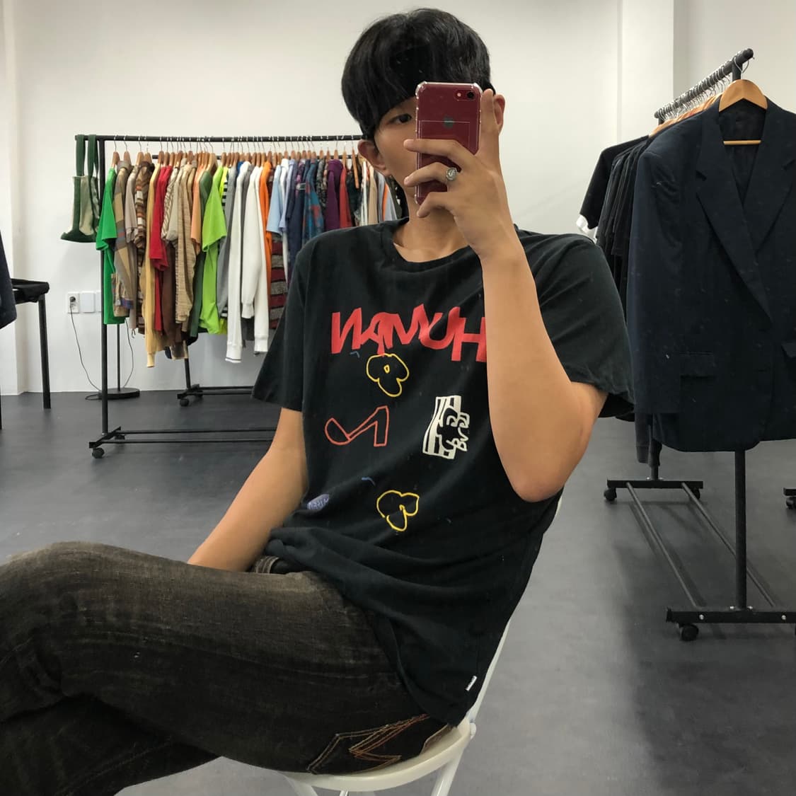 Misfit HUMAN 프린팅 티셔츠 상품이미지3