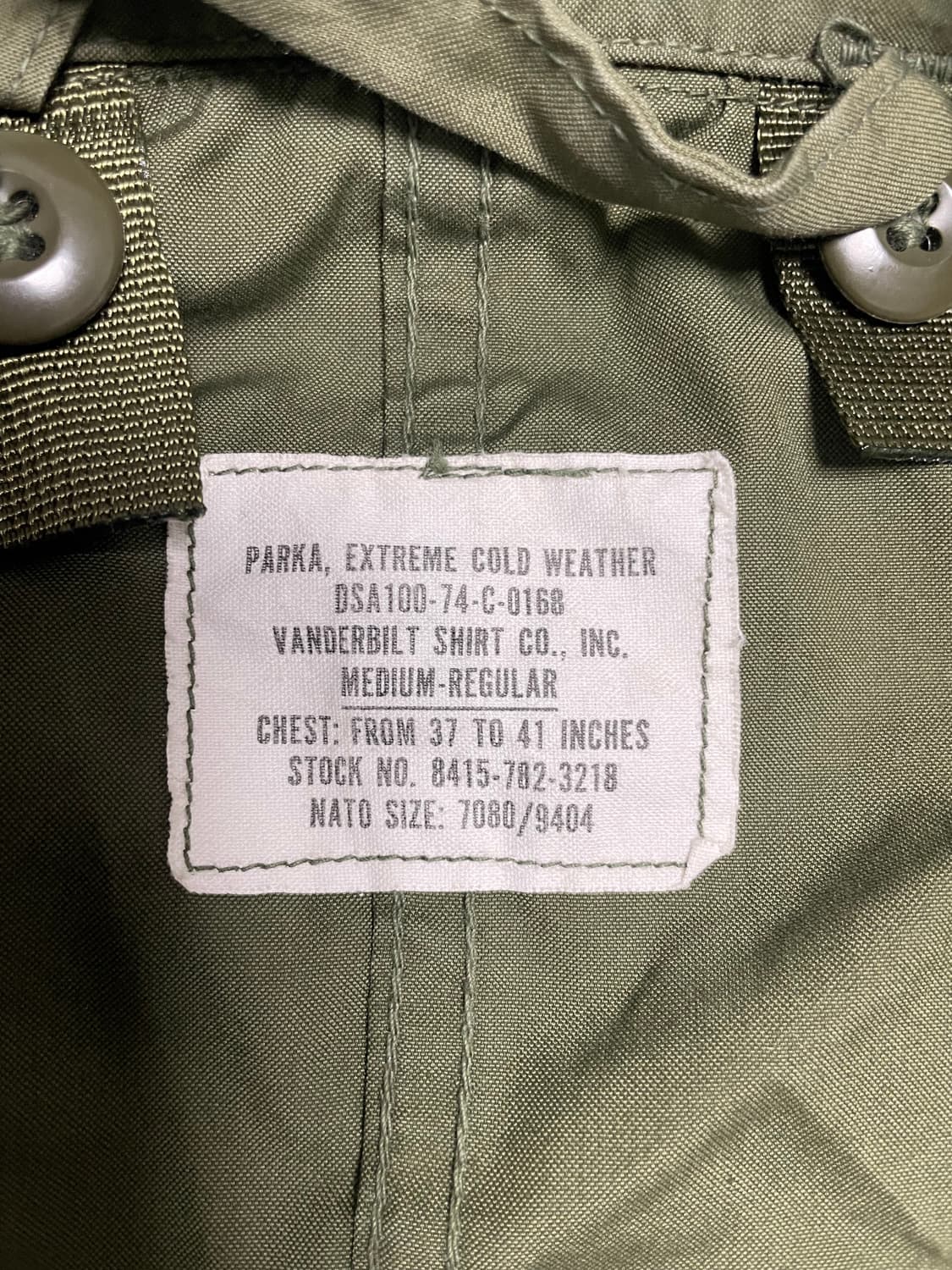 m65 피쉬테일 오리지널 M og 개파카 상품이미지6