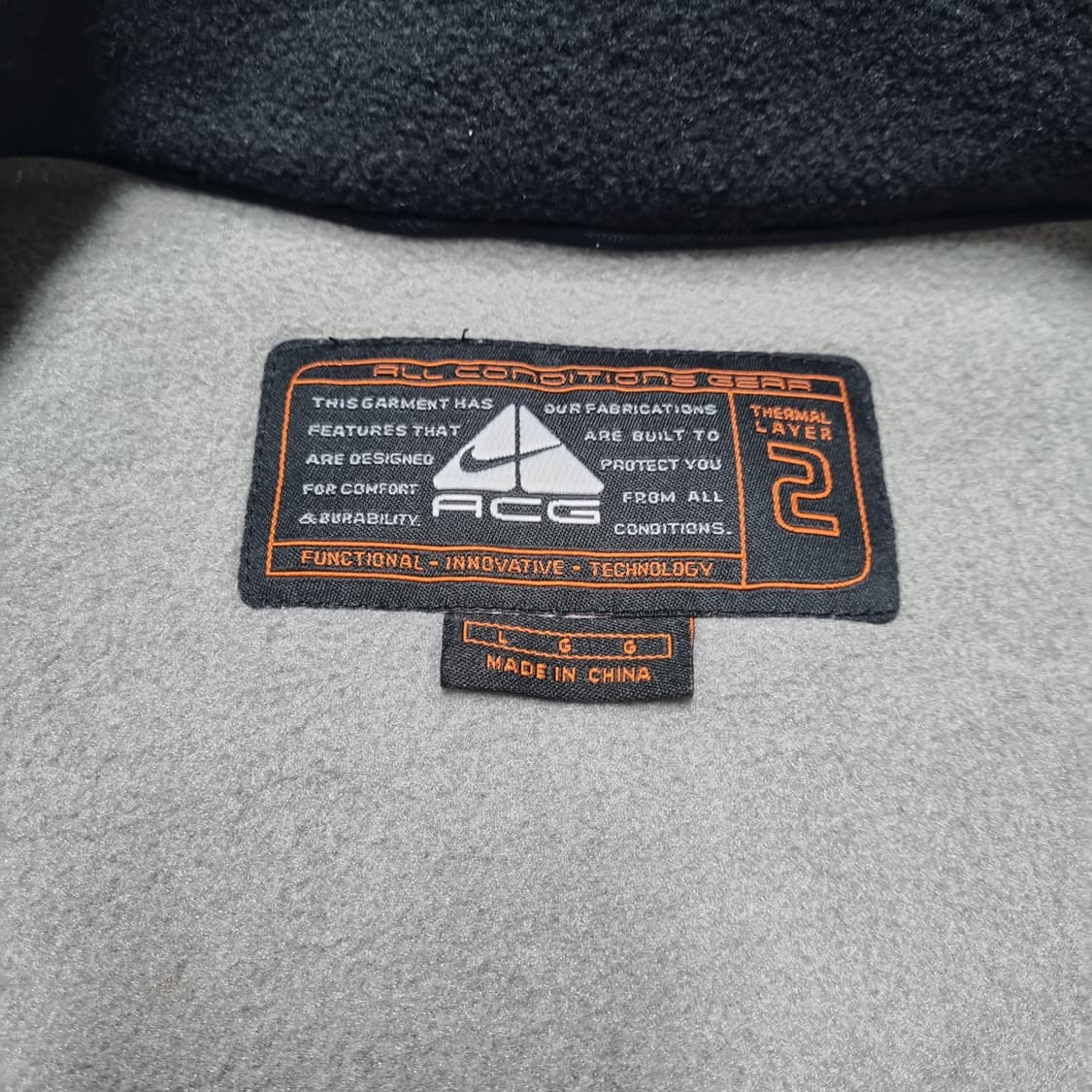 90S Nike ACG 폴라텍 플리스 자켓 - L 상품이미지9