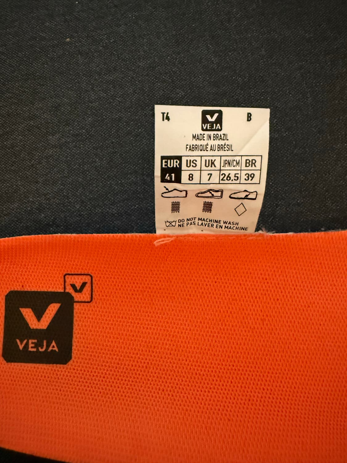 Veja DEKKAN ALVEOMESH BLACK OXFORD GREY  상품이미지8