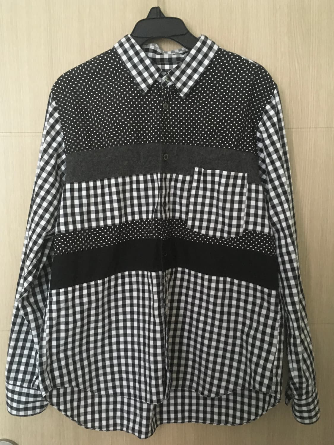 꼼데가르송 dot&check shirts 상품이미지3