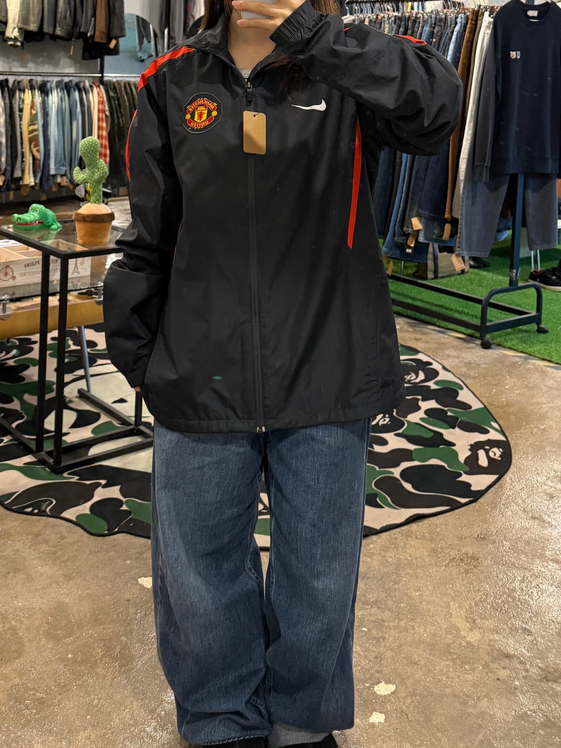 나이키 맨유 바람막이 M 상품이미지3