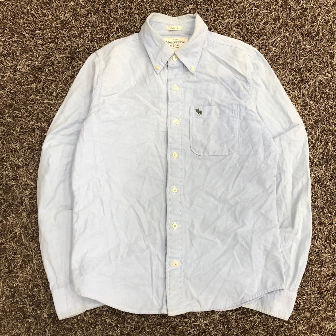 아베크롬비 연하늘 셔츠 상품이미지2