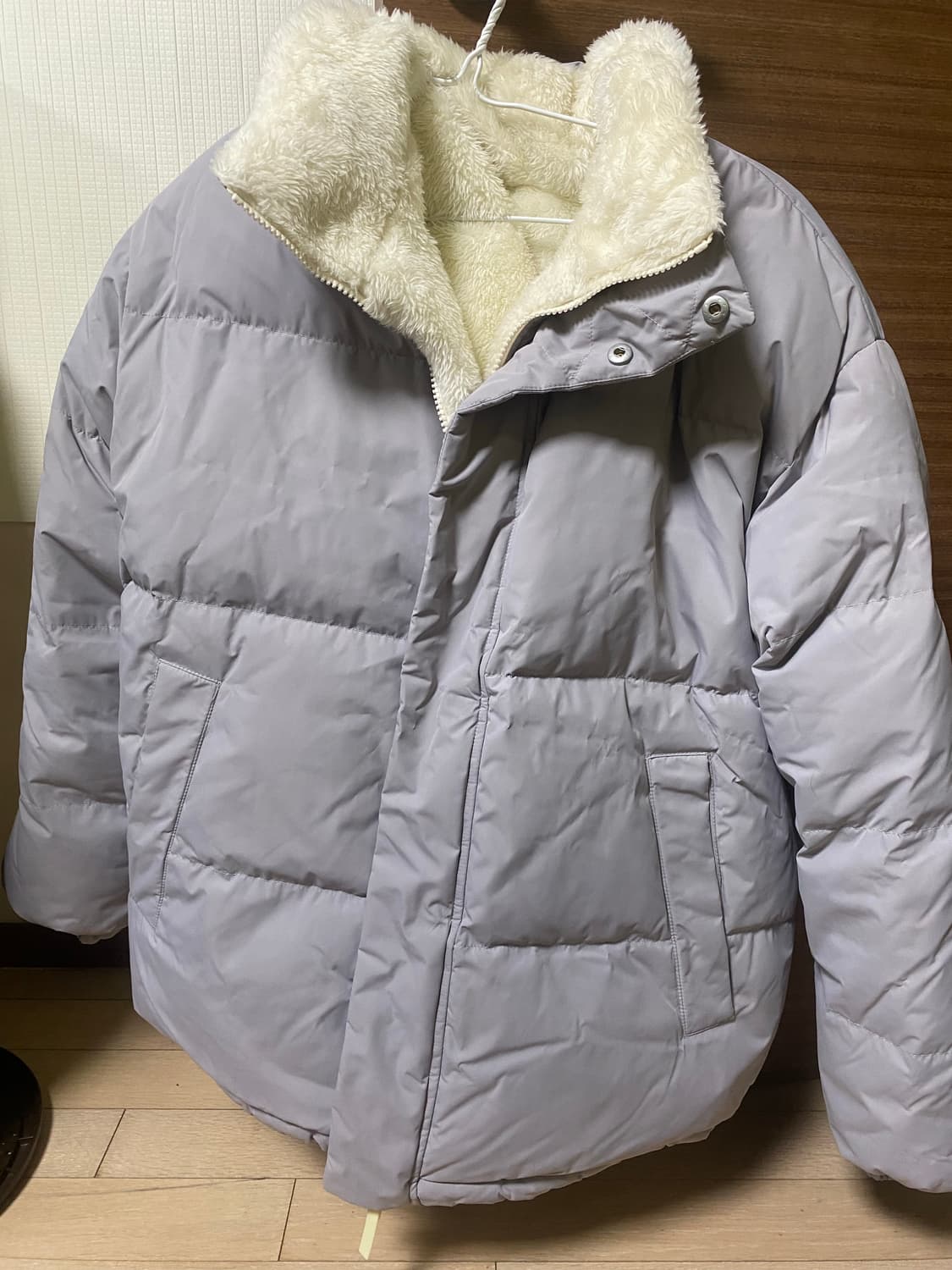 리버시블 양털패딩 상품이미지1