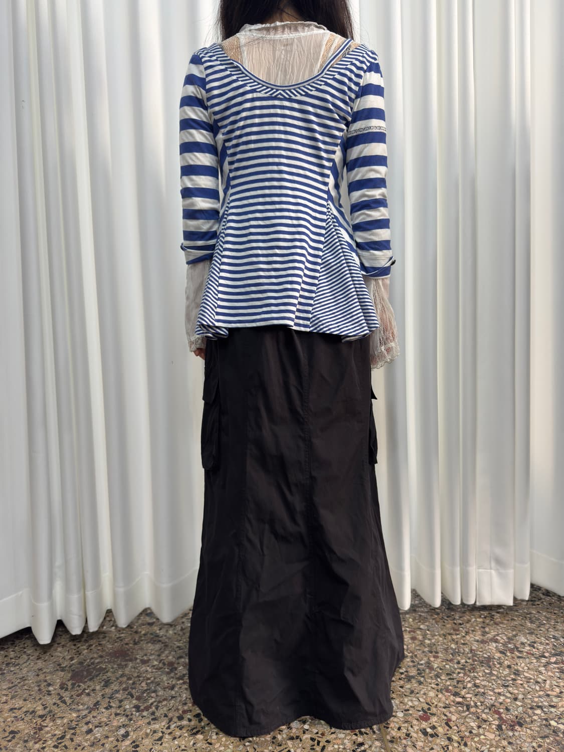 stripe design cardigan 상품이미지6