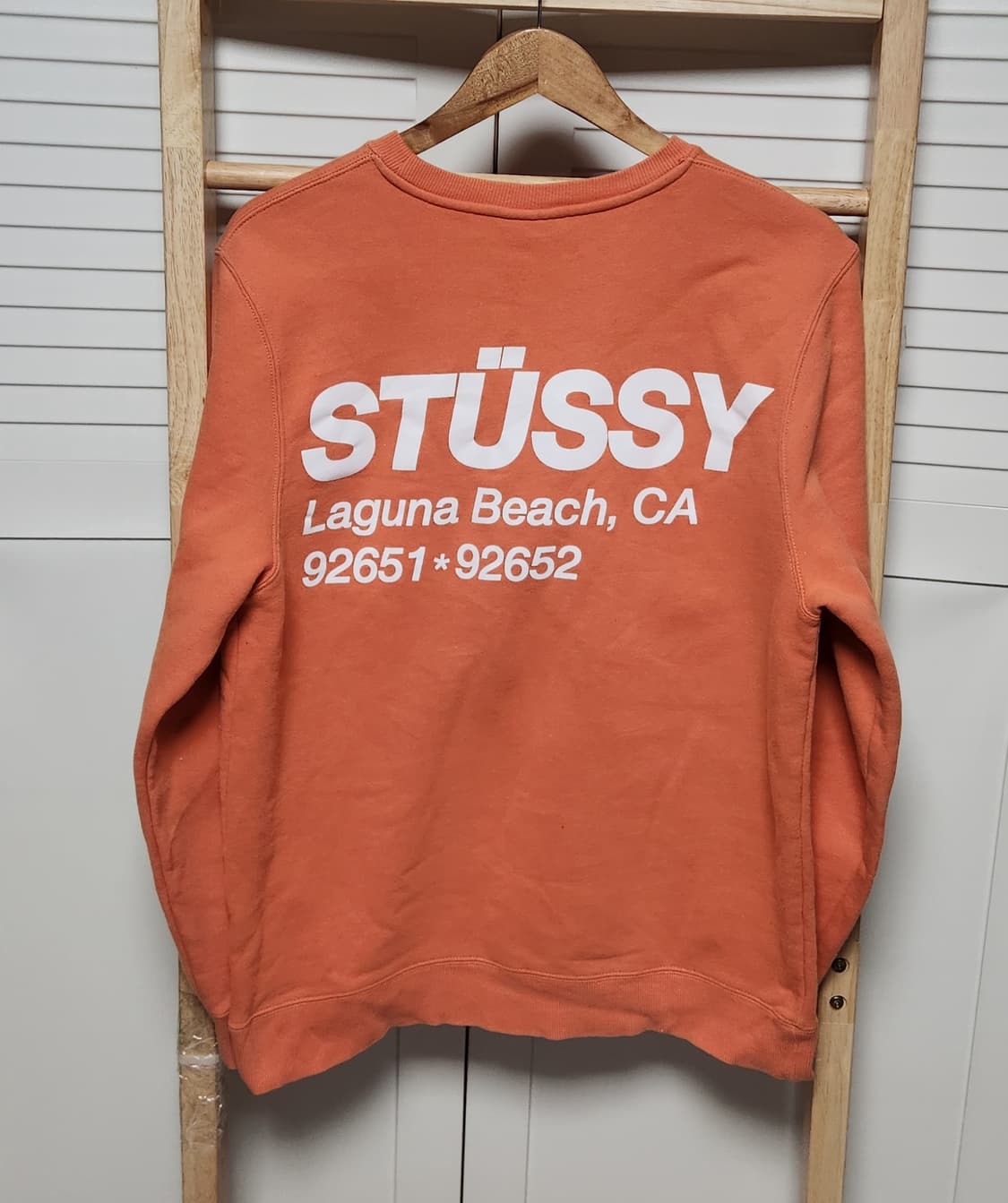 스투시 감귤 빅로고 스웻 맨투맨 상품이미지4
