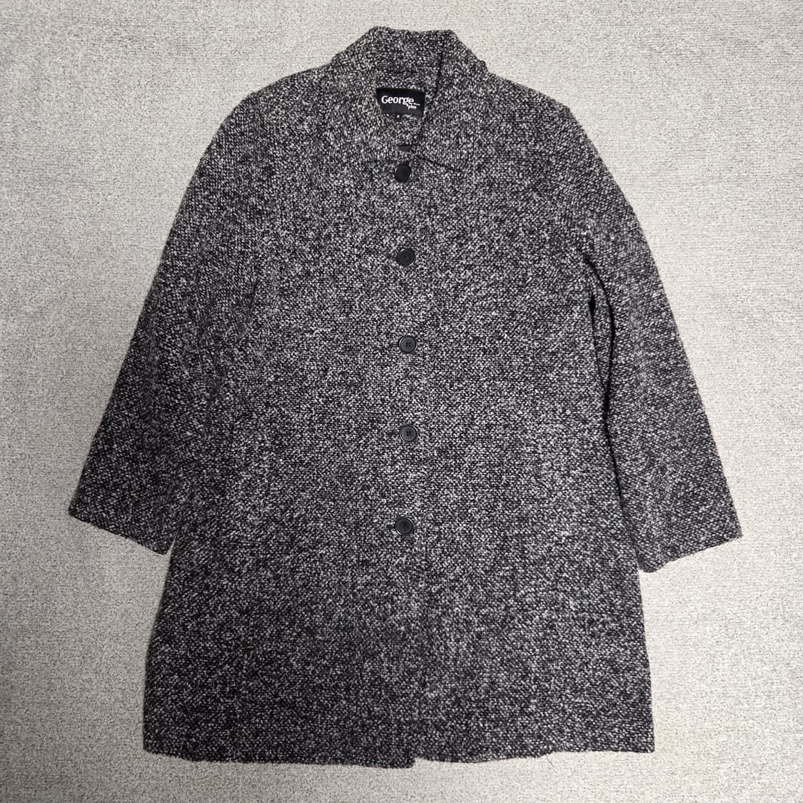 George 조지 챠콜 그레이 코트 L(100) 상품이미지1