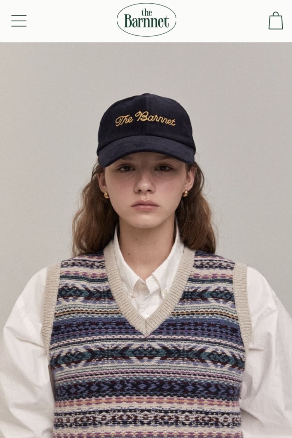 더바넷 코듀로이 모자 상품이미지1