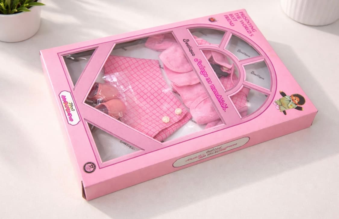 일본 희귀 고전 1974년 부티크 3072 복고풍 레이디 슈트 체크 핑크 상품이미지1