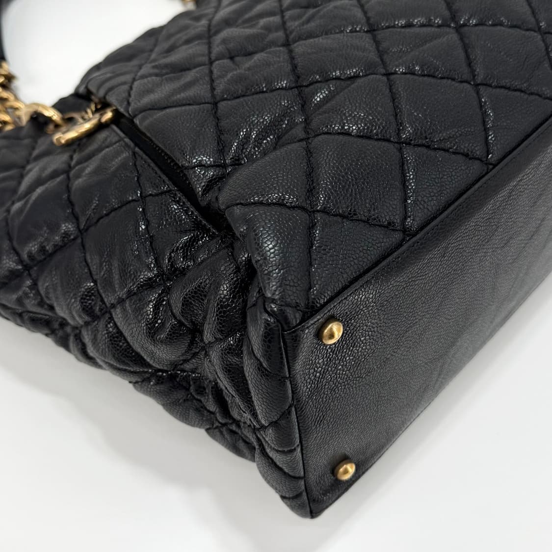 샤넬 캐비어 체인 숄더백 블랙 상품이미지8