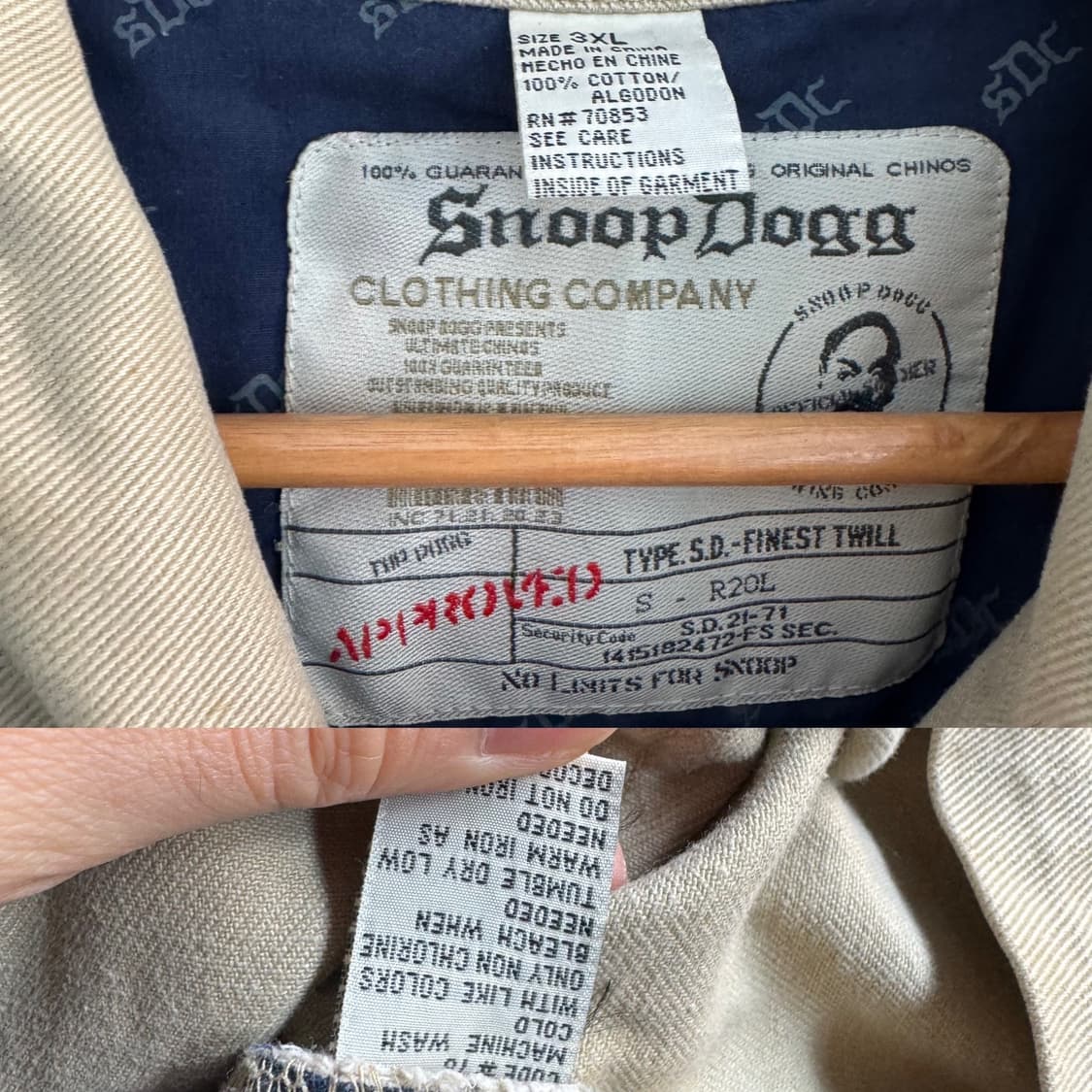 90s 스눕독 로고 덕 캔버스 자켓 상품이미지10