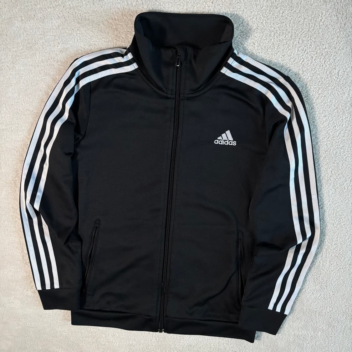 아디다스 블랙 스몰로고 딱붙핏 작사 져지 상품이미지1