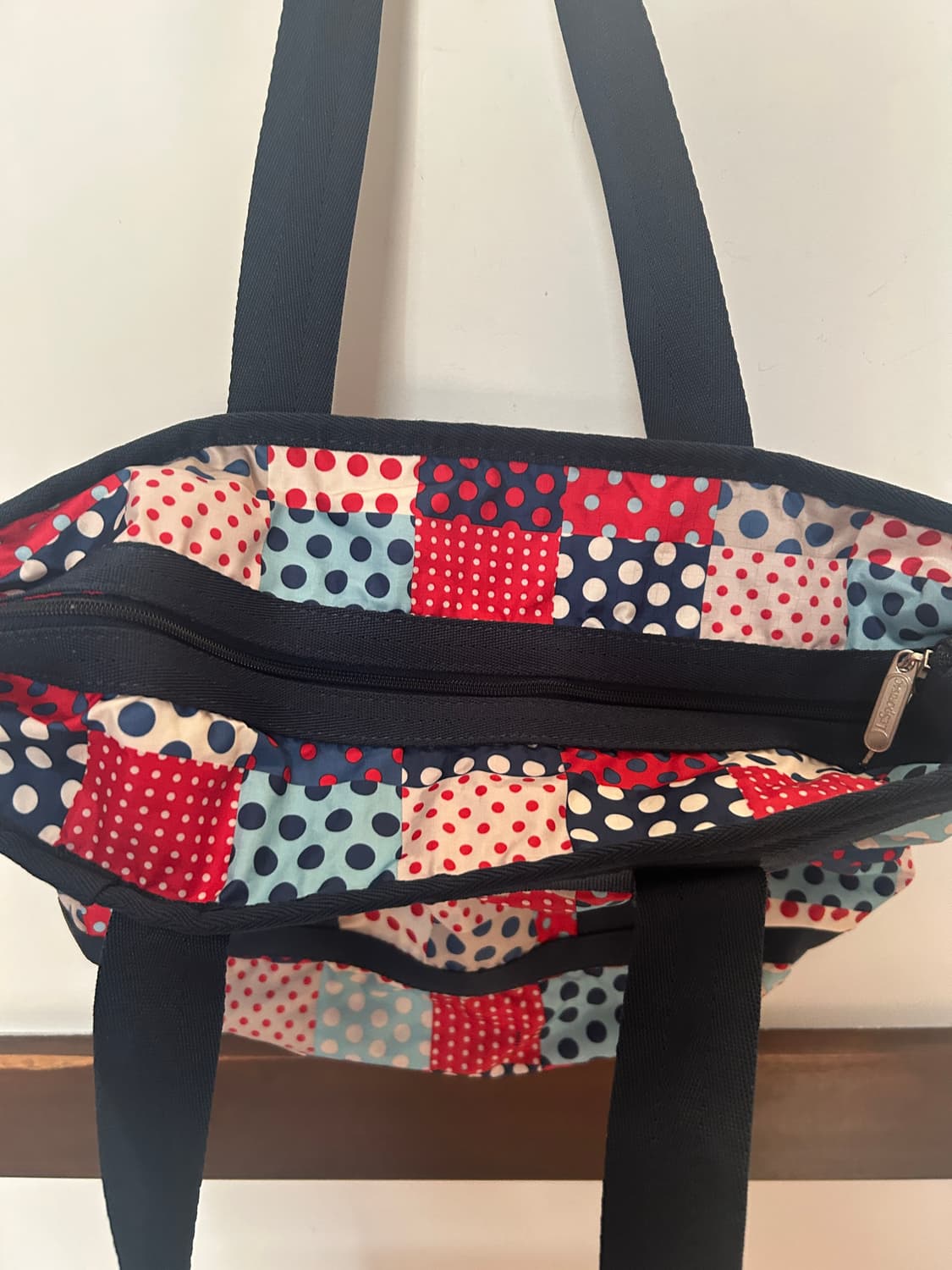 레스포삭 땡땡이 토트백  상품이미지5