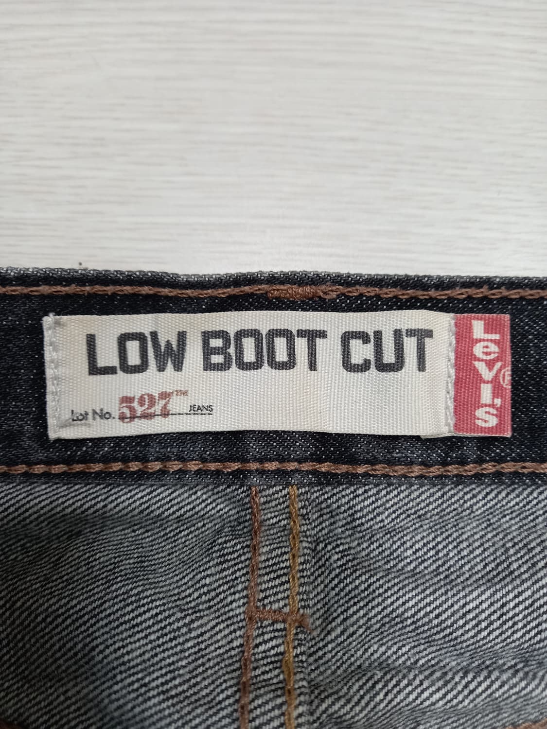 32 07's 리바이스527 약골반 데미지워싱 부츠컷 32-296 상품이미지8