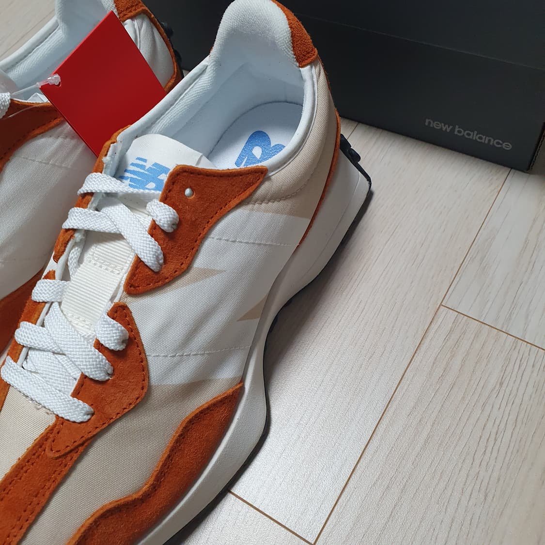 (정가12.9만)새제품265 뉴발란스 327 러스트 옥사이드 오렌지 스니 상품이미지7