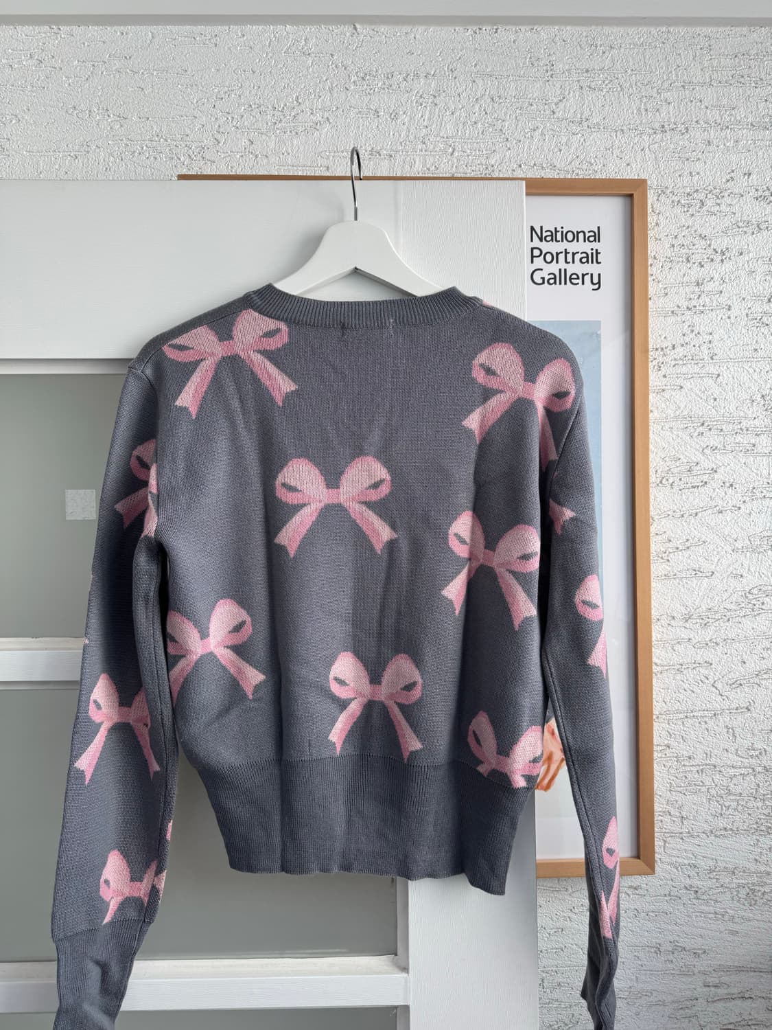 [éy] 아이아이 리본 패턴 니트 FREE 상품이미지4