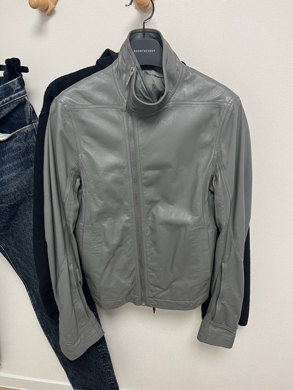 릭오웬스 17ss 가죽자켓 상품이미지1