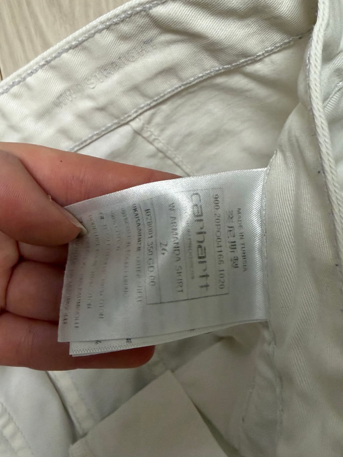 칼하트윕 화이트 미디 워크스커트  상품이미지6