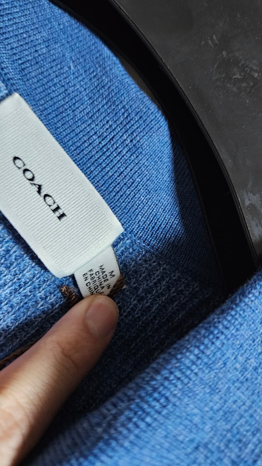 코치 니트 카라티셔츠 정품 신품 상품이미지3