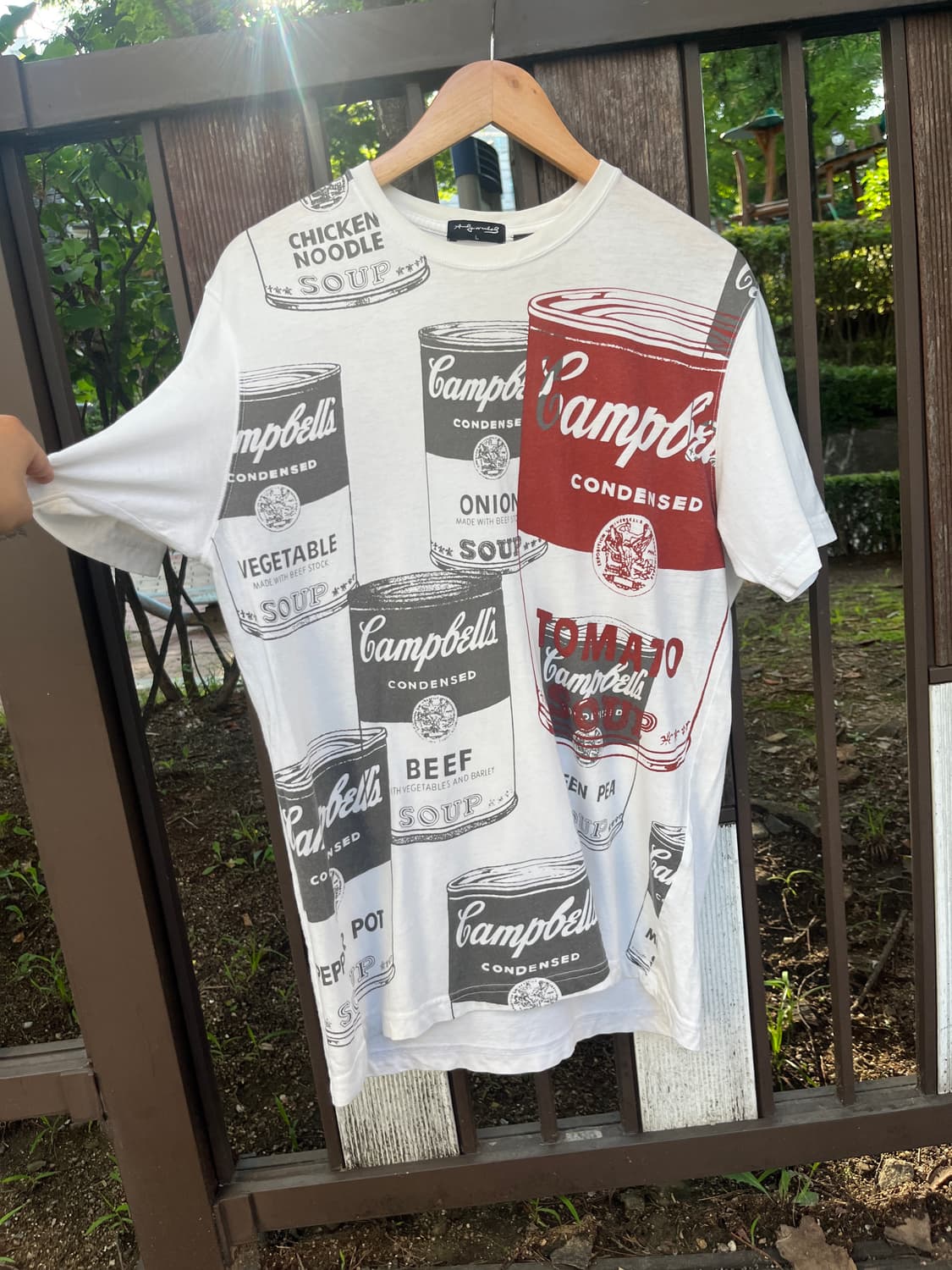00s 유니클로 앤디워홀 캠벨 수프 프린팅 티셔츠 상품이미지3