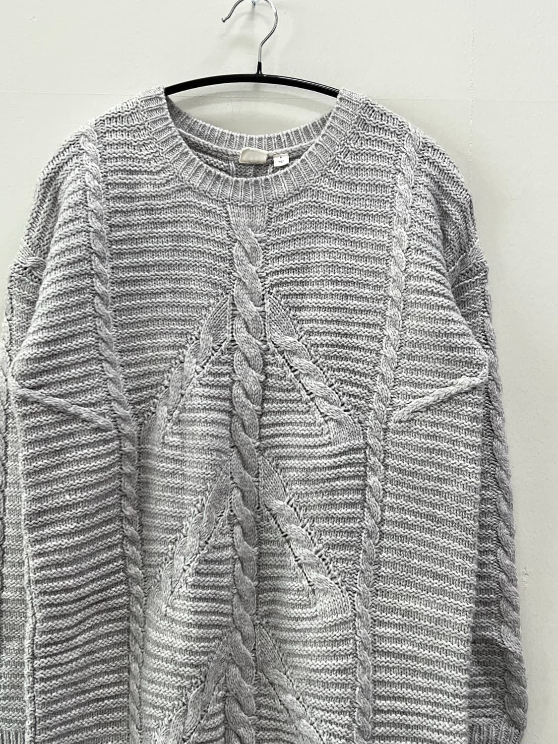 (S) GAP 우먼스 케이블 니트 드레스 그레이 상품이미지3