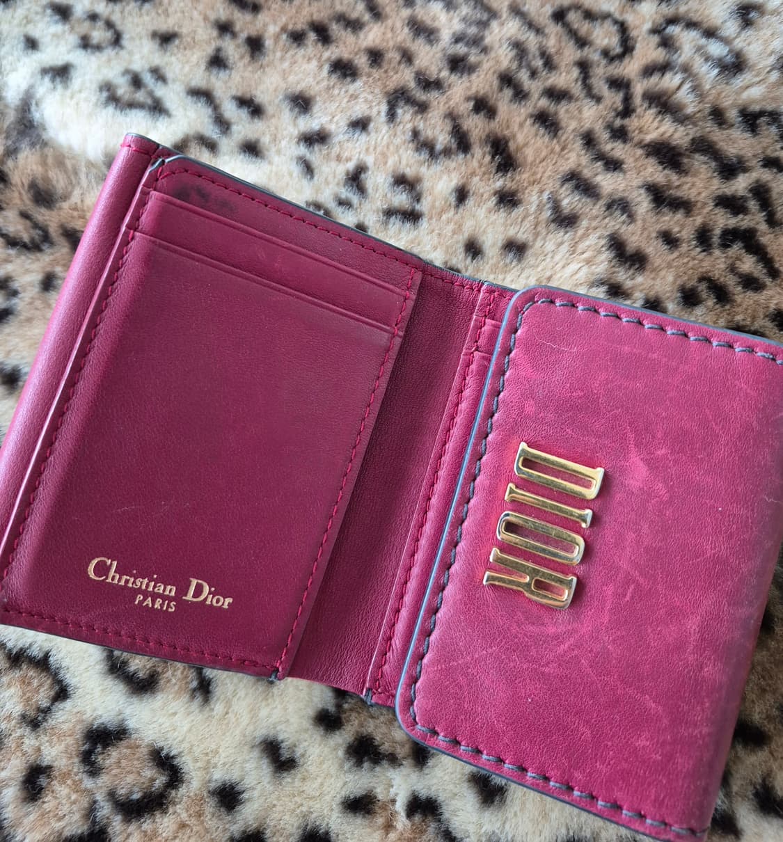 정품)크리스찬디올 Dior 반지갑 카드지갑 (수납 상품이미지4