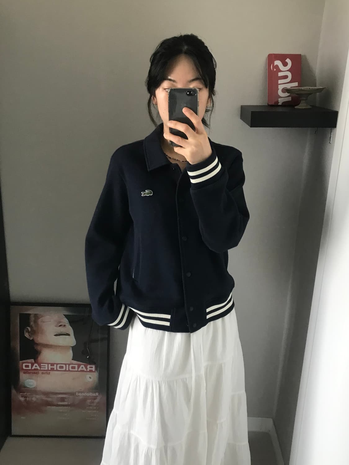 대장급 라코스테 신형택 바시티 카라 자켓 상품이미지2