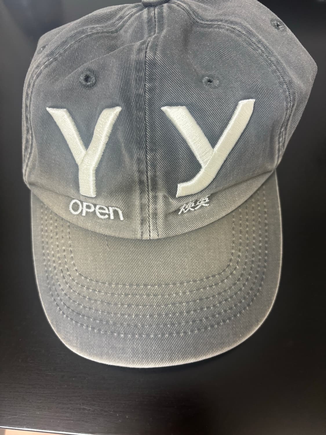 오픈yy Open Yy 그라디언트 볼캡 차콜 상품이미지2