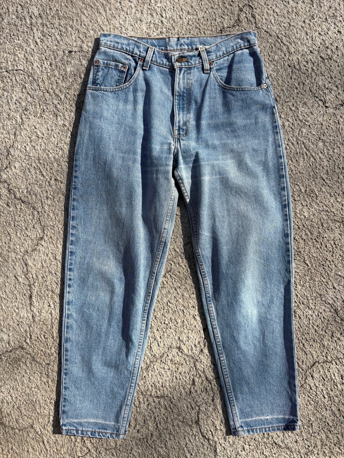 90's 리바이스 560 연청 테이퍼드 데님팬츠 B98 상품이미지6