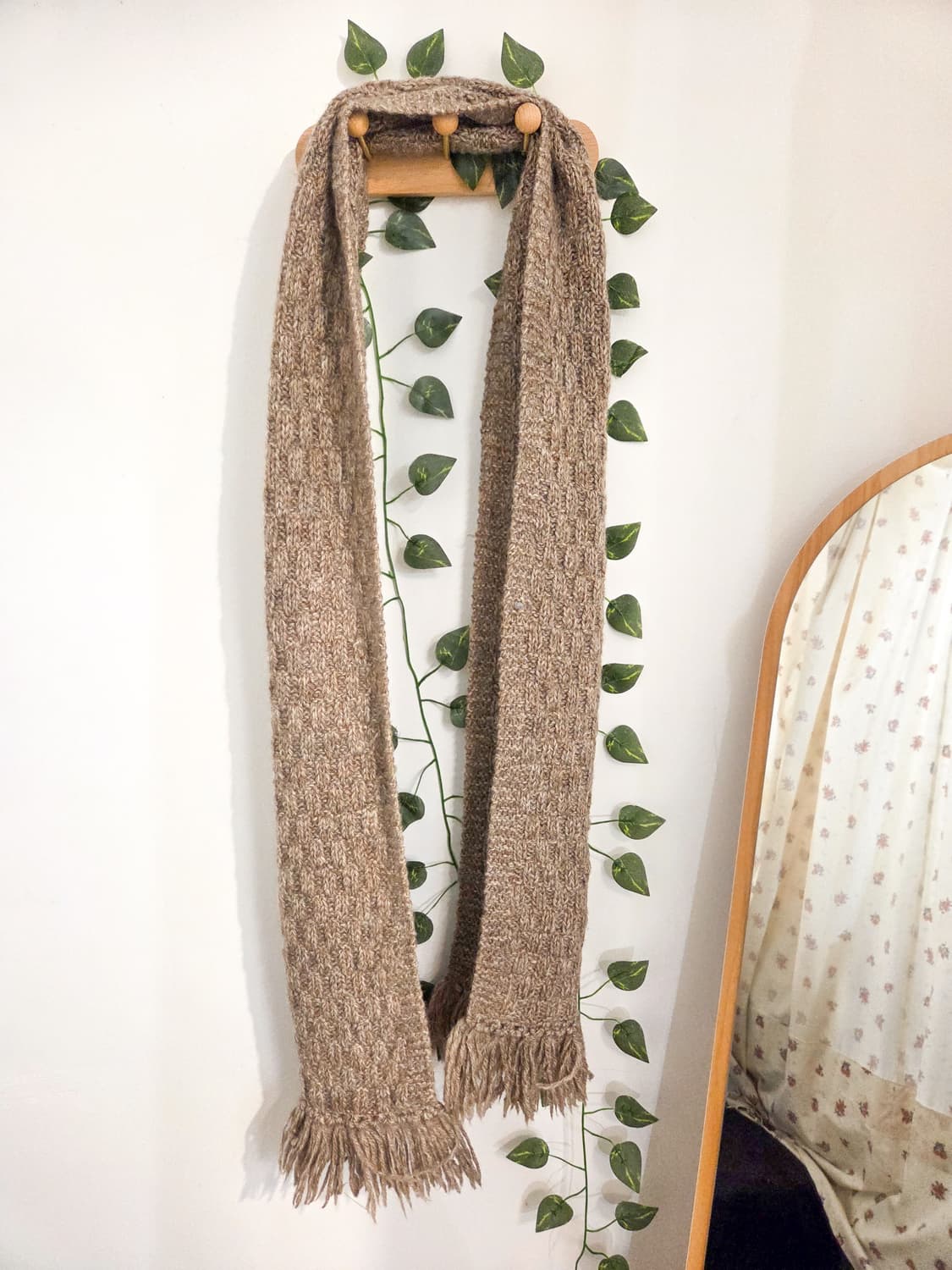 라떼 보카시 니트 머플러 상품이미지2