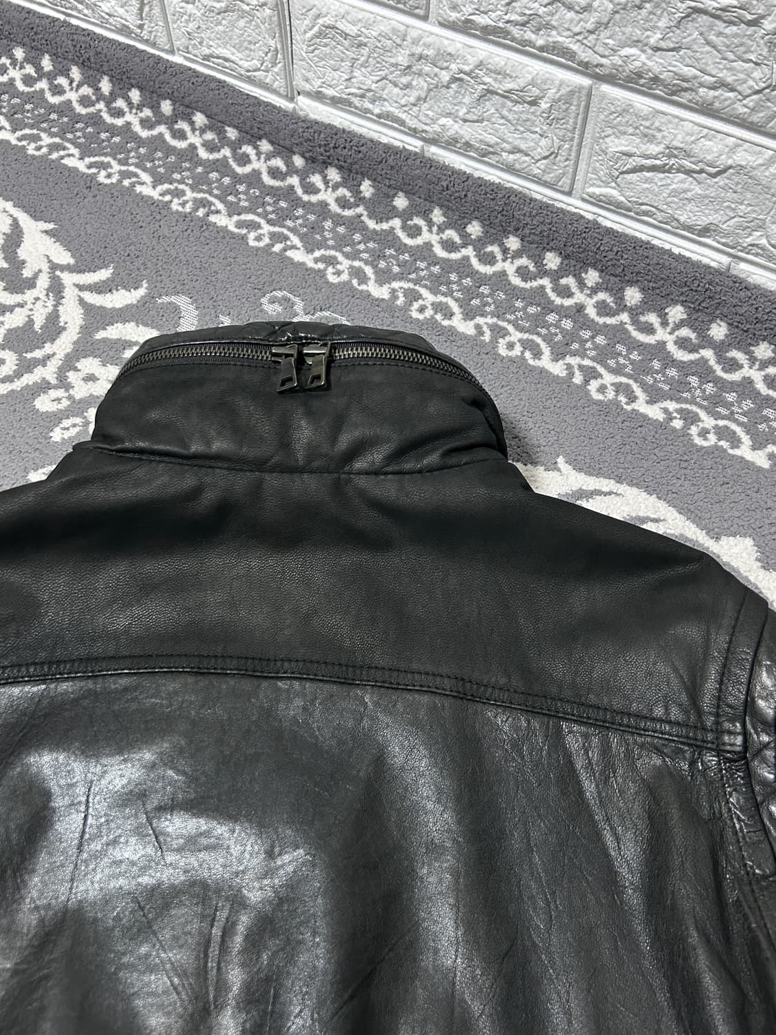 솔리드 옴므 히든 후디 램스킨 자켓 상품이미지5