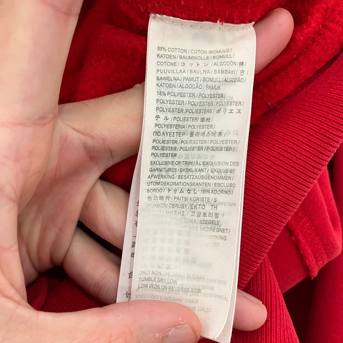 87 아베크롬비 후드티 레드 상품이미지3