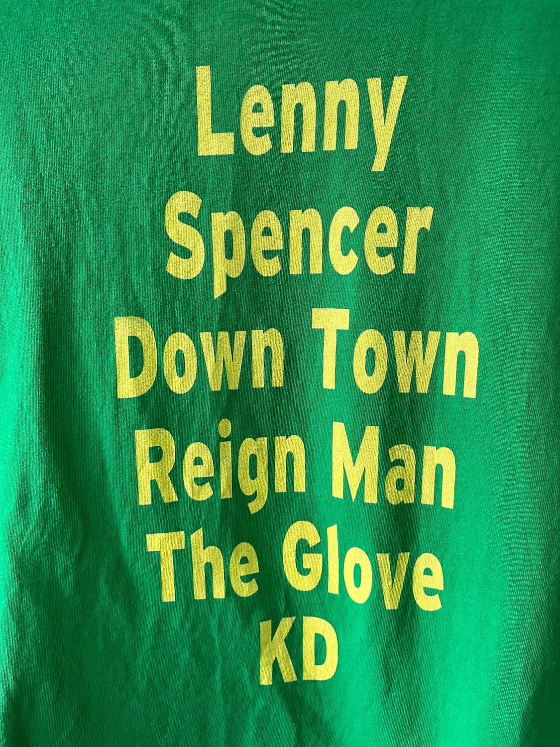 Sonics player name cutting tee 상품이미지5