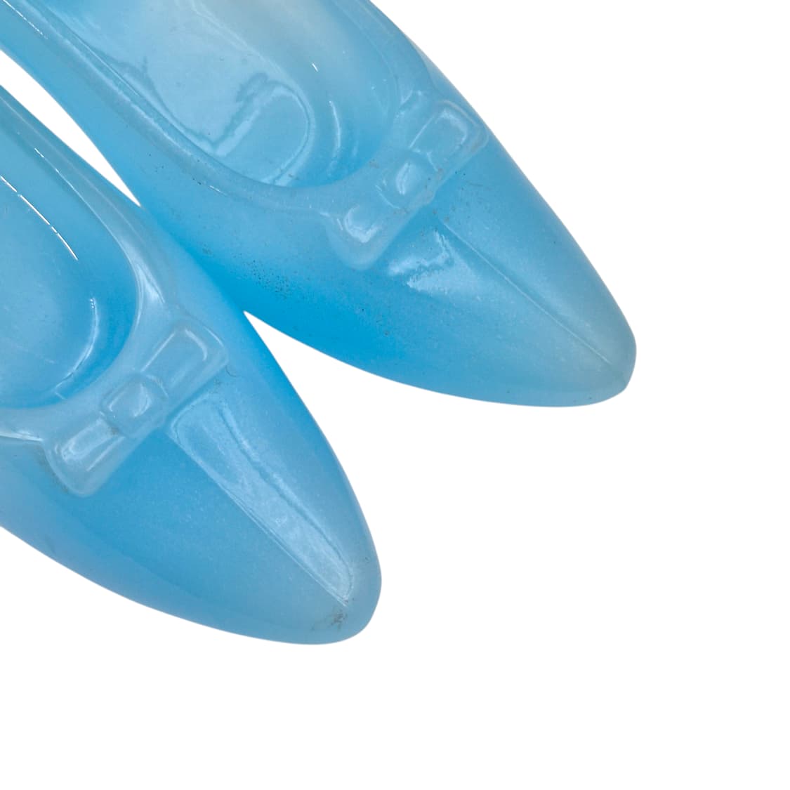 80s 사사키 크리스탈 블루 오팔린 구두 세트 상품이미지2