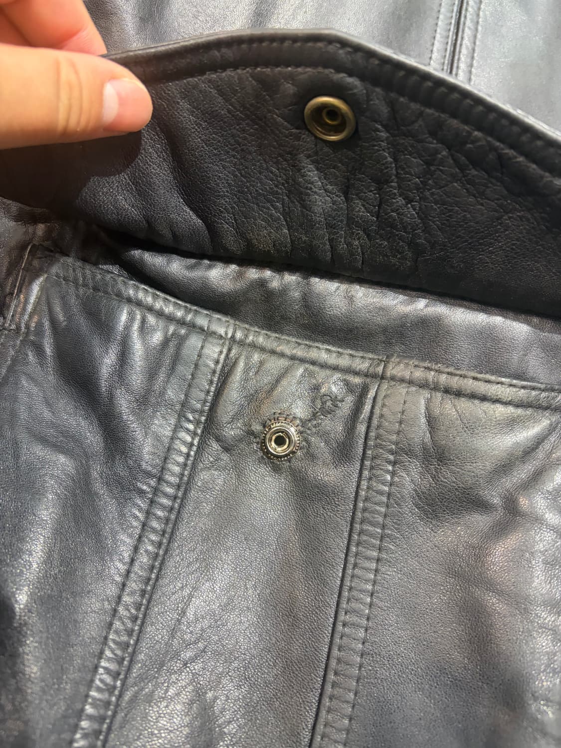 90s 입생로랑 ysl 퍼 양가죽 자켓 상품이미지5