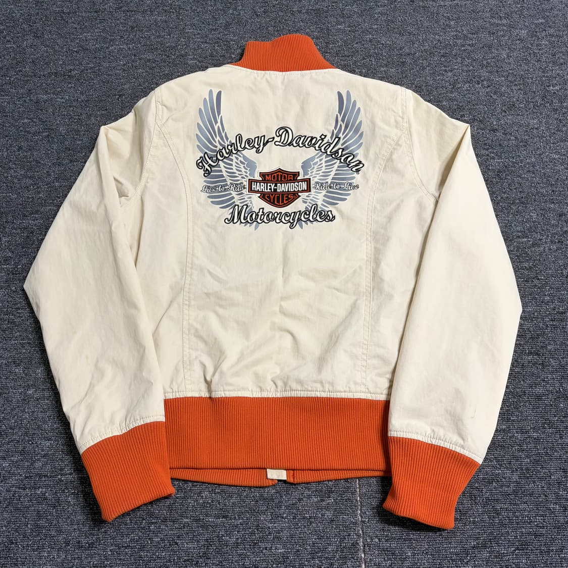 할리 데이비슨 배색 나일론 자켓 상품이미지7