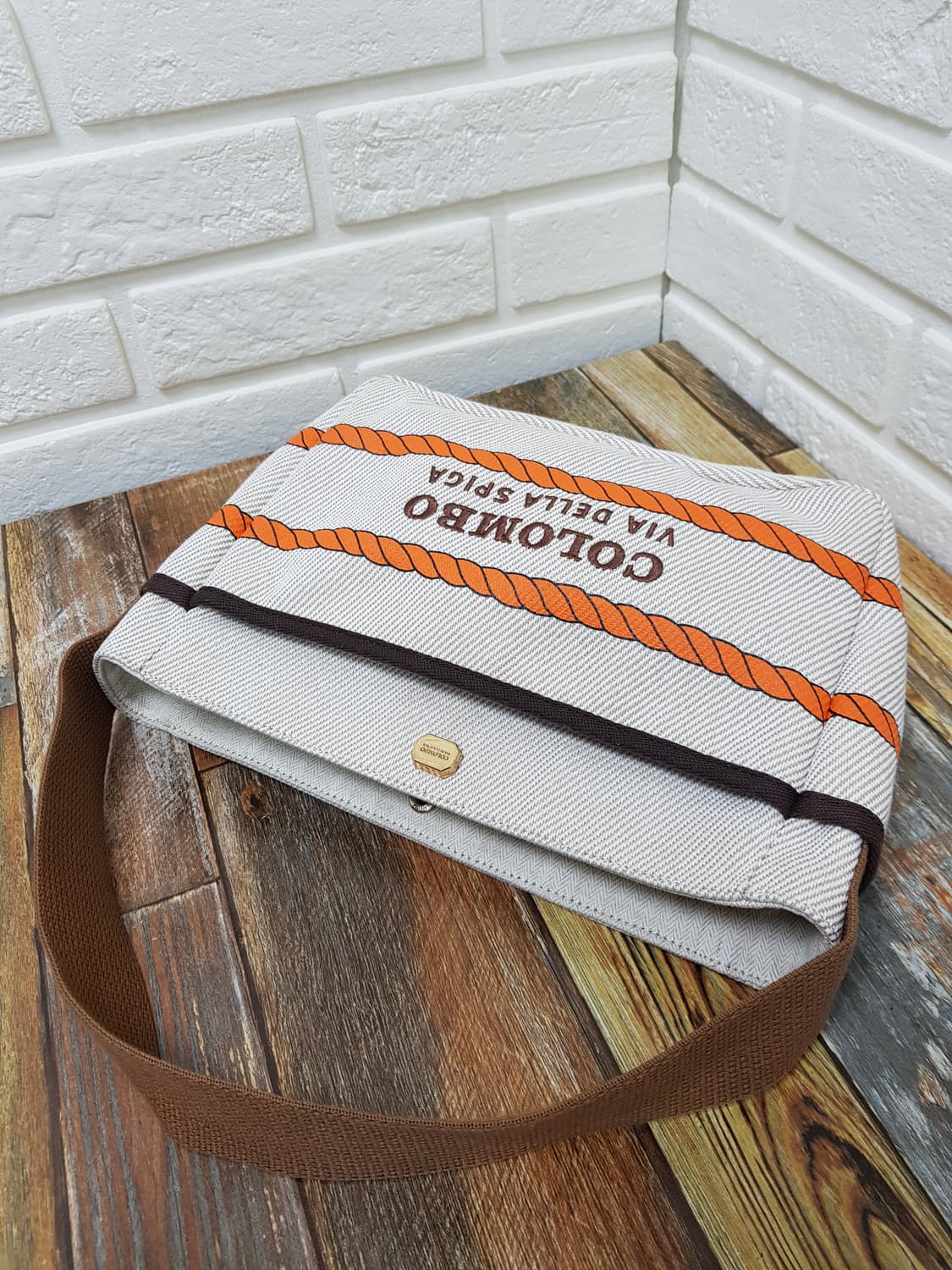 [정품] 콜롬보 비아델라스피가 캔버스 토트백 상품이미지4