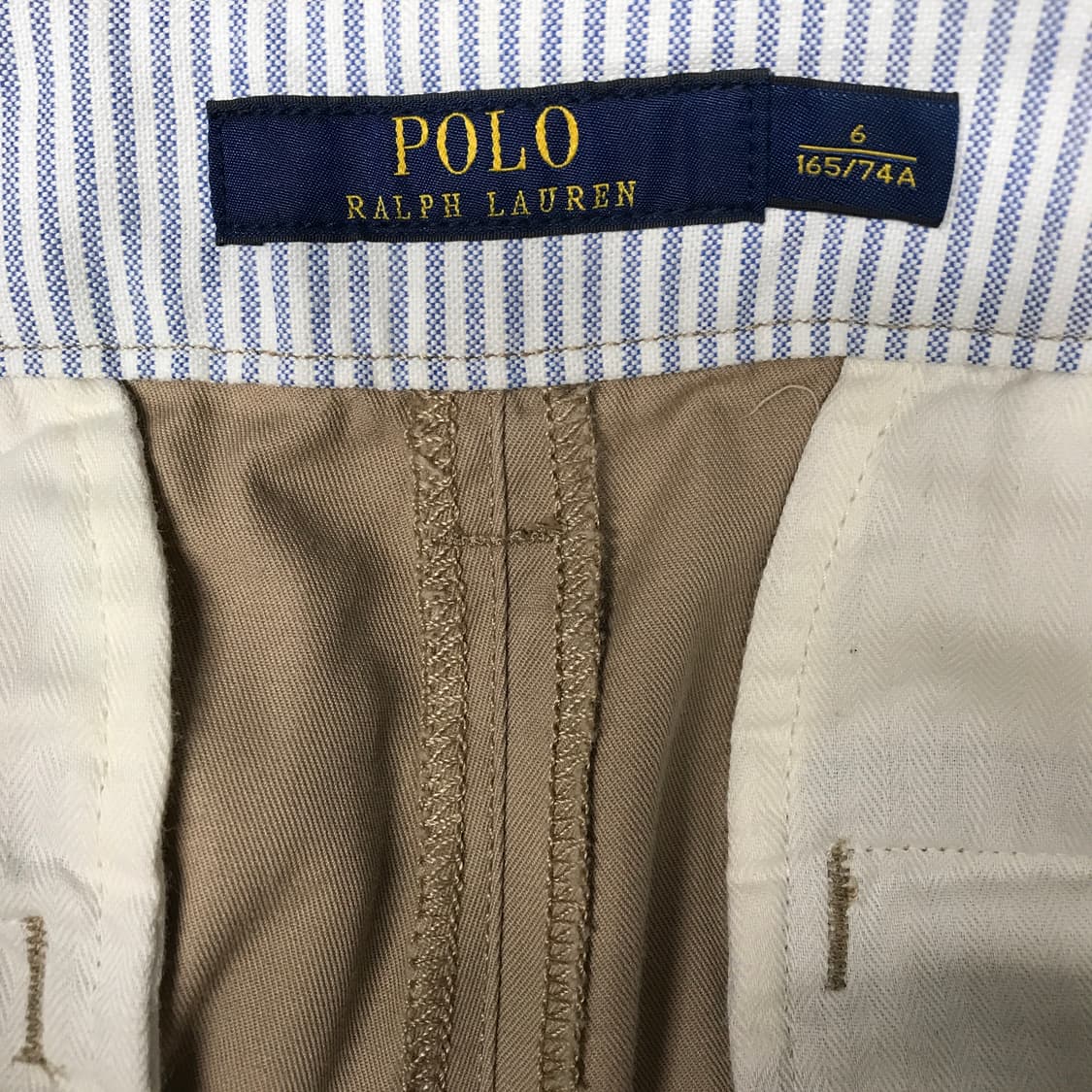 폴로 랄프로렌 베이지 치노 팬츠 6(W) 상품이미지6
