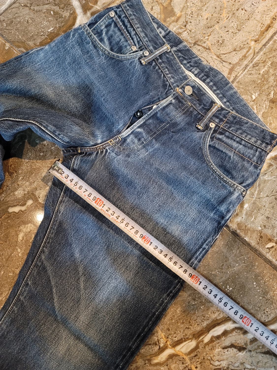 비즈빔 셀비지 워싱 데님팬츠  상품이미지7