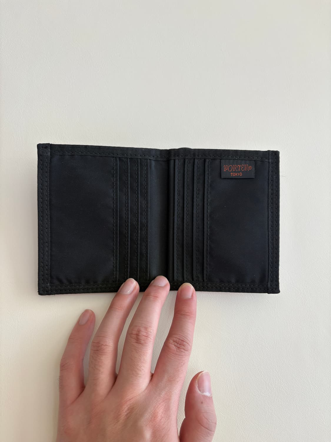 요시다 포터 다이아몬드 체크 패턴 카드 지갑 상품이미지5