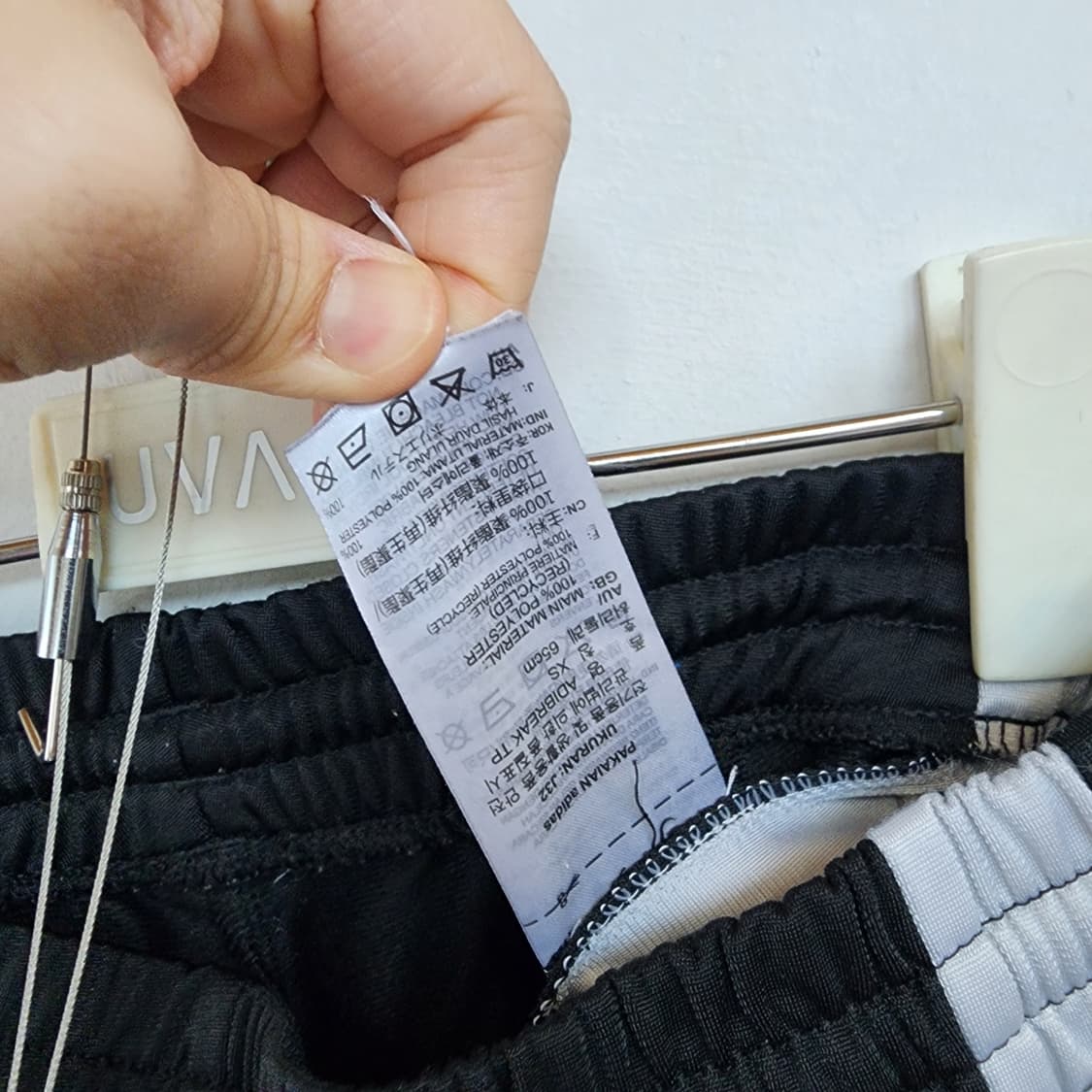 아디다스 삼선 트레이닝 바지 블랙 상품이미지6